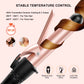 Curling Iron Set 5 in 1,MAXT Curling Wand Set Interchangeable Triple Barrel Curling Iron and Curling Brush Ceramic Barrel Wand Curling Iron(0.35”-1.25”)
