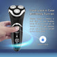 Electric Shaver Razor for Men, MAXT Quick Rechargeable Wet Dry Rotary Shaver with Pop Up Trimmer and LED Display, IPX7 100% Waterproof (8101 with USB Cable)